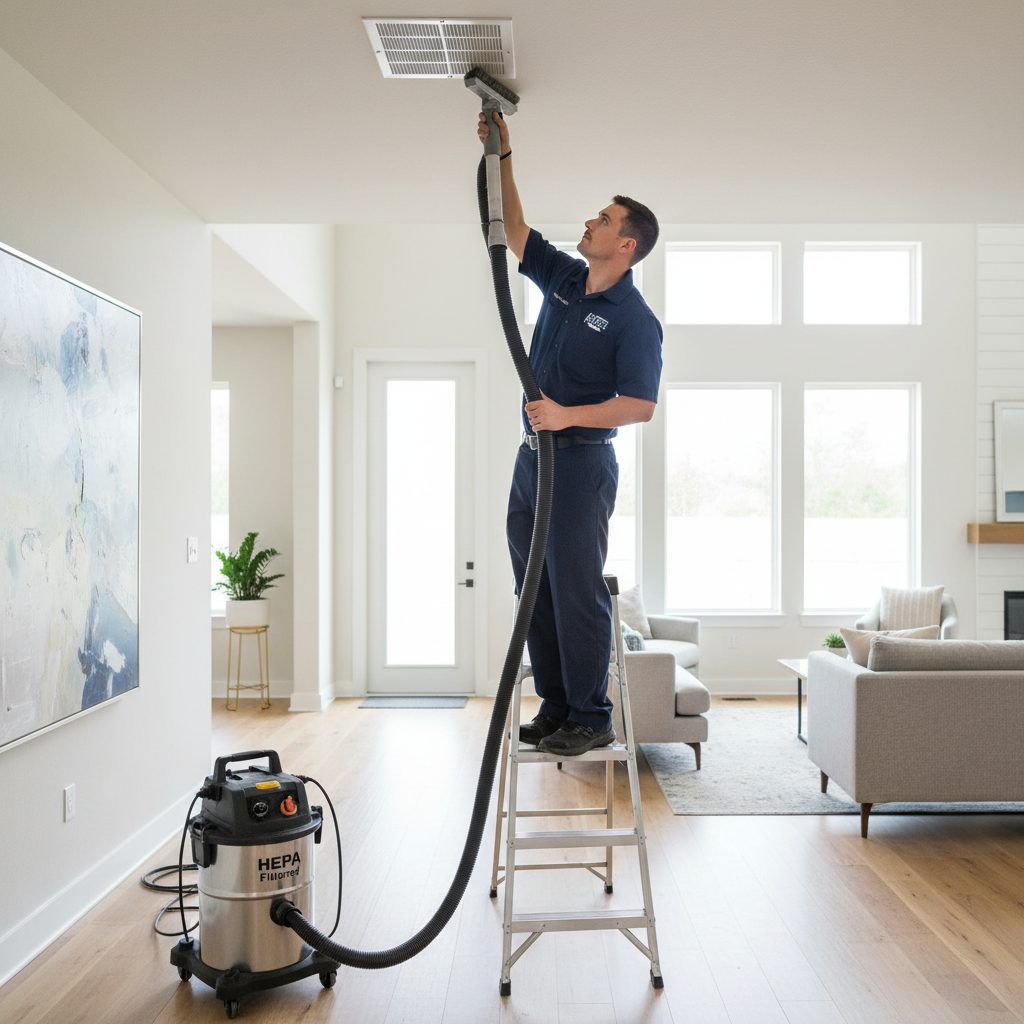 Air duct cleaning service in McDade, TX