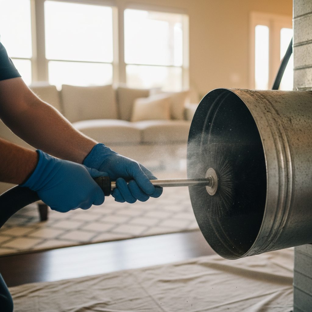 Air duct cleaning service in Rockne, TX