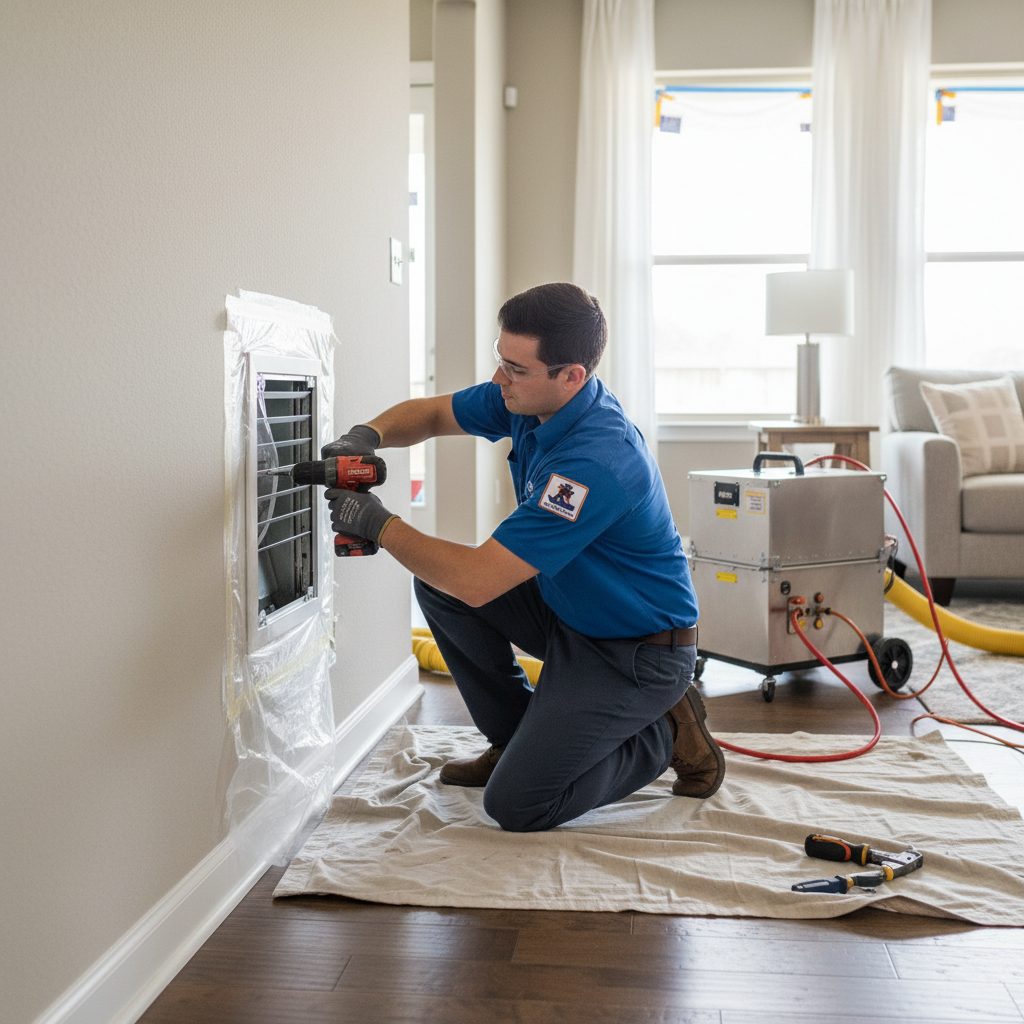 Air duct cleaning service in Wyldwood, TX